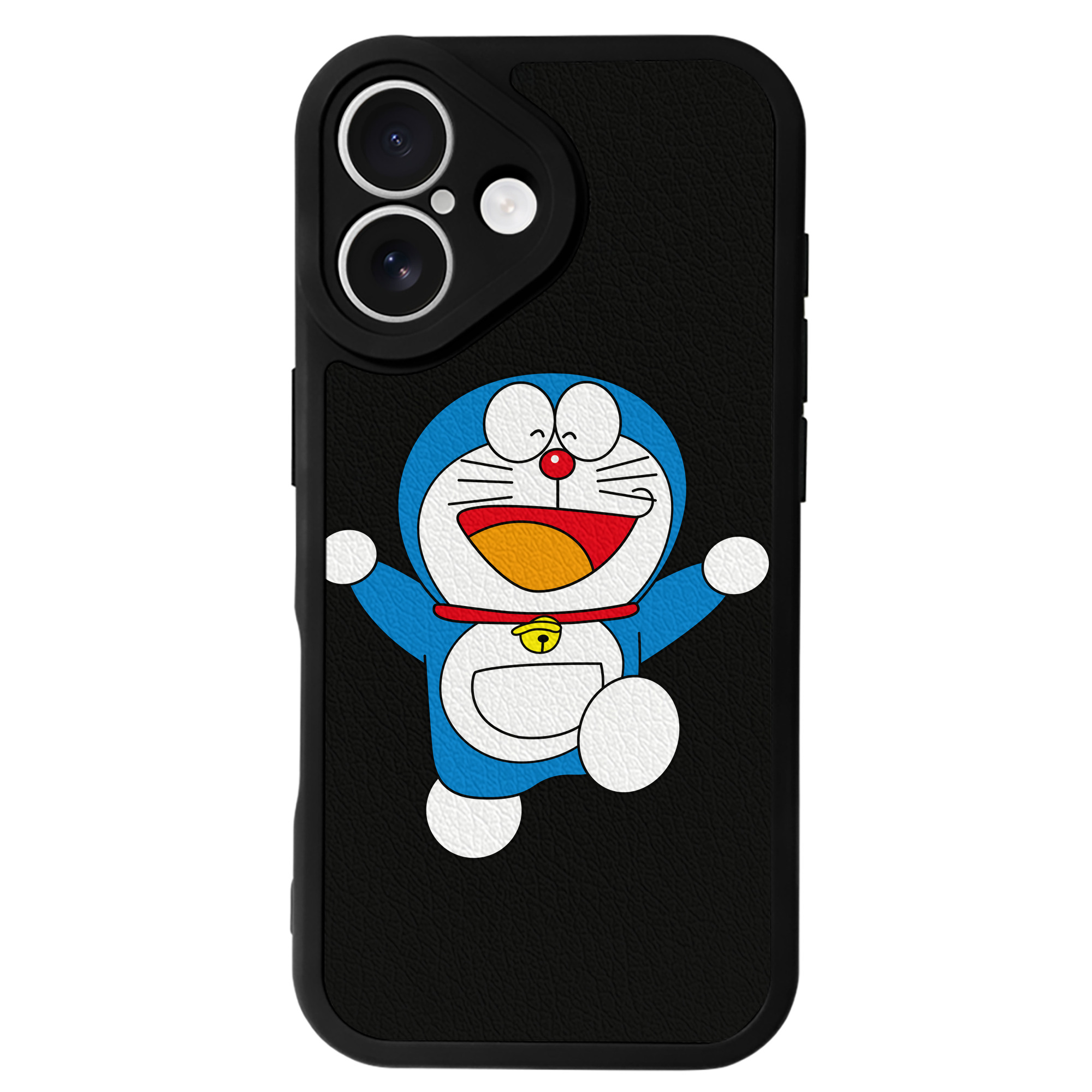 （画像用） ドラえもん Doraemon 【iPhone 16シリーズ対応】シリコンスマホケース（レザー調） 材質：シリコン